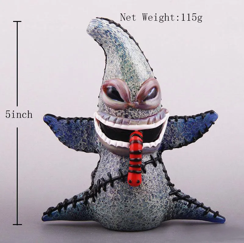 Amazing Design Glass Pipe Starfish Eating Worm Outlook Style For Smoking Handmade Pipes Glass Bong