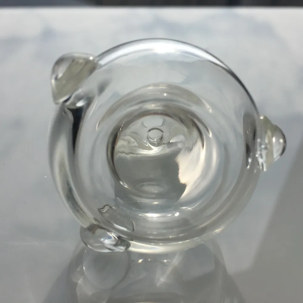 Bangs En Verre Tornado Perc Conduites D'eau Narguilés Quartz Bent Neck Tube Clear Oil Dab Rigs Bubble Base 4mm Épaisseur 18.8mm Femelle Joint Pour Fumer Accessoires Bol WP146