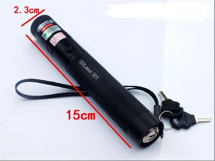 Heißer Kostenpreis High Power Military Hellgrüner Laserpointer 532 nm SOS LAZER Lichtstrahl Taschenlampe kann Camping Signallampe Jagdlehre