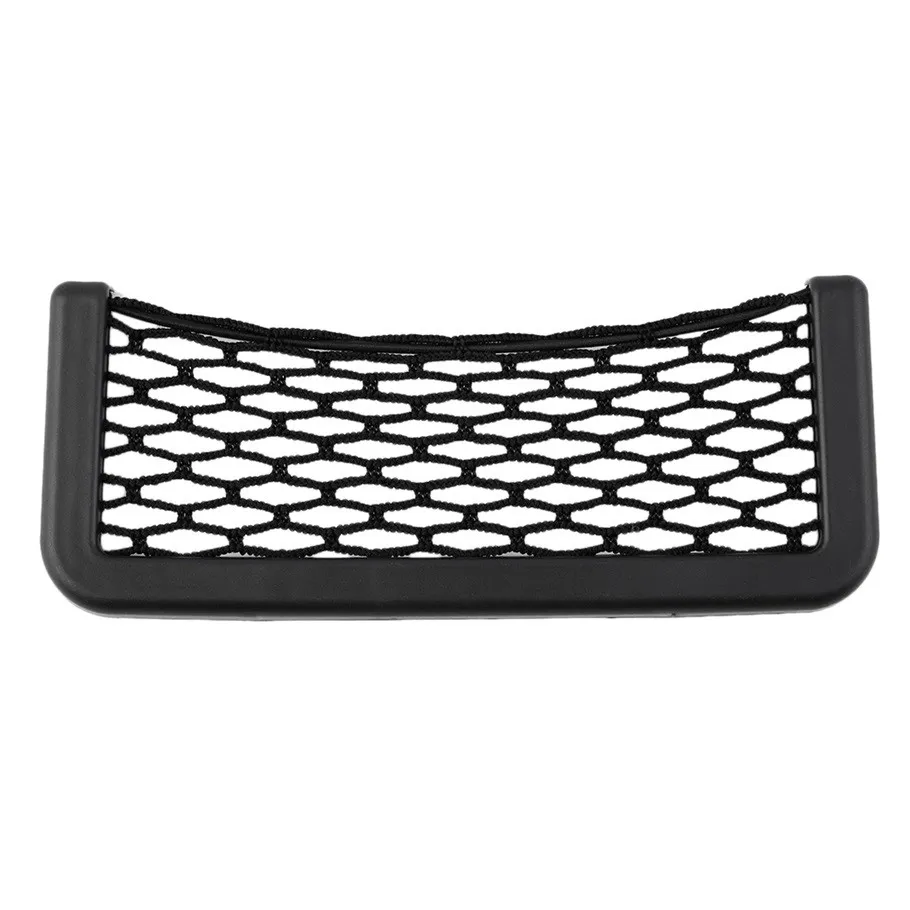 Auto Net Organizer Pockets Net Auto Opslag Tweede generatie Automotive Mesh Bag met zelfklevend Vizier 20cm x 8cm