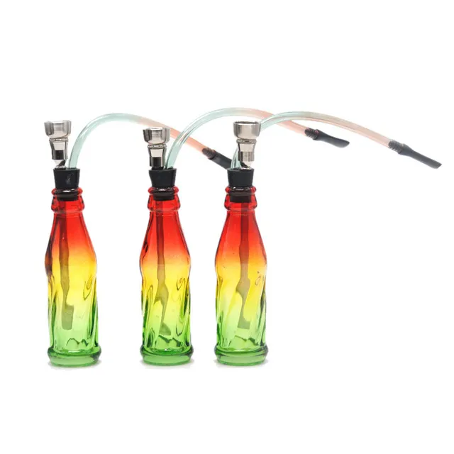 Frostade löv Rökpipor Populära och slitstarka metalltobak Rackar Glas Hookah Bongs Rökning Tillbehör Gratis Drop Shipping