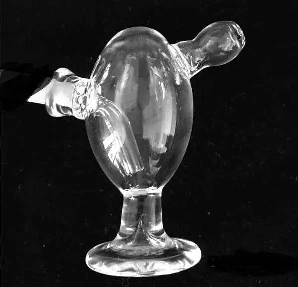 2017 mini verre clair brûleur à mazout conduite d'eau pour les plates-formes pétrolières bongs d'eau petit brûleur à mazout dab rig narguilé ash catcher narguilés fumer