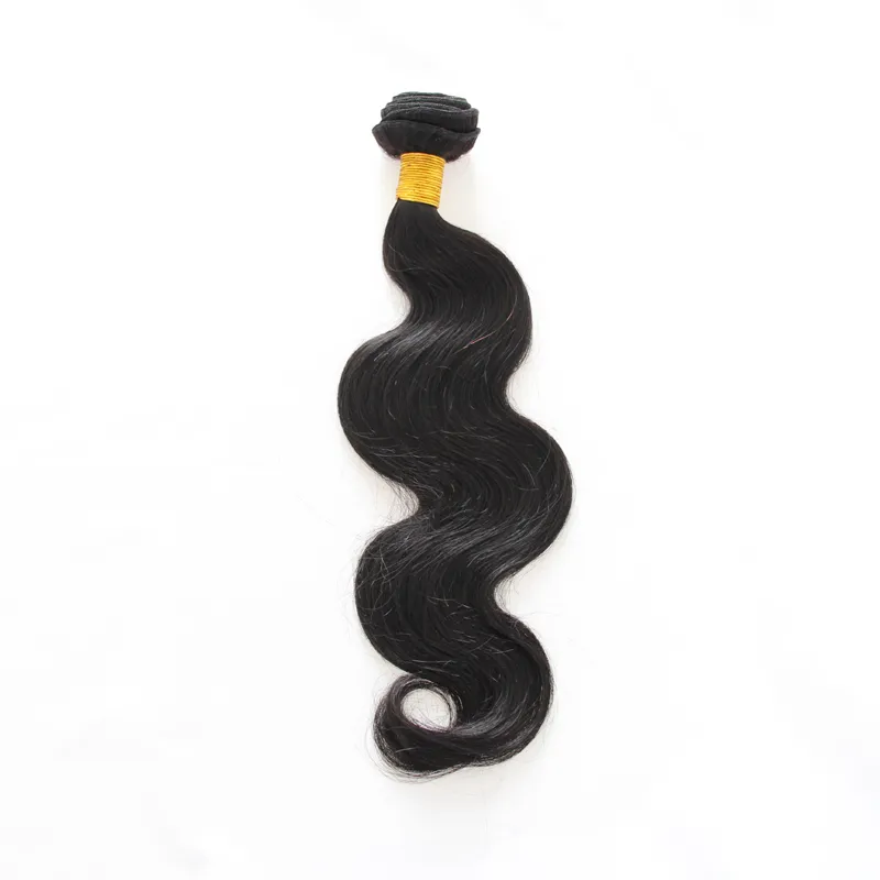 O cabelo brasileiro Weave Bundles 100g cor Natural cabelo tece, onda do corpo 100% feixes de cabelo humano