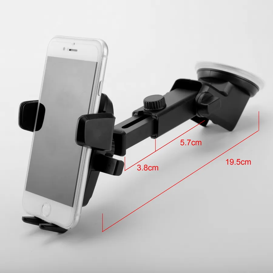 Новый Easy One Touch Автомобильный держатель универсальный держатель телефона для iPhone X 8 / 8s 7 7 Plus 6Samsung Galaxy Note S8 8