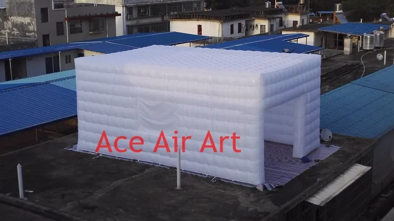 Großes aufblasbares Hochzeitszelt aufblasbares Haus für aufblasbare Mietkabine in China mit maßgeschneiderter Größe