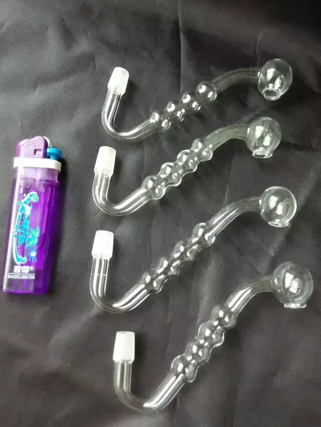 S tube four with bubble pot glass bongs accessories , Unique Oil Burner Glass Pipes Water Pipe Oil Rigs Smoking Dropper