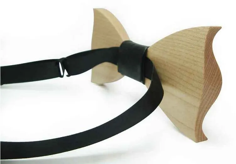 Mode 3D Hout Bowtie 20 Stijlen Handgemaakte Vintage Traditionele Strik voor Business Afgewerkt product DIY houten vlinderdas 12 * 6cm voor volwassenen