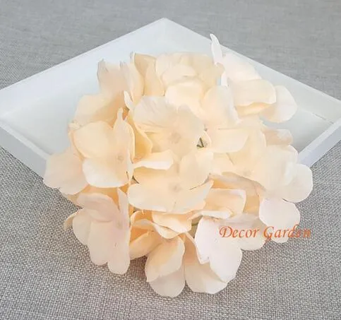 15CM/5.9" Artificial Hydrangea Decorative Silk Flower Head For Wedding Wall ArchDIY Hair Flower Home Decoration accessory props