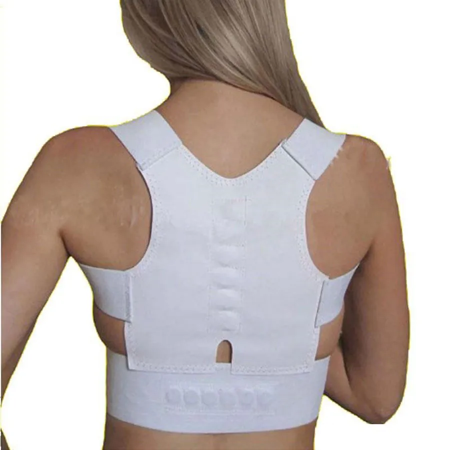 Magnetic Posture Corrector Brace - Adjustable Upper Back Support,  Orthopedic Shoulder Correction, Breathable Sports Corset