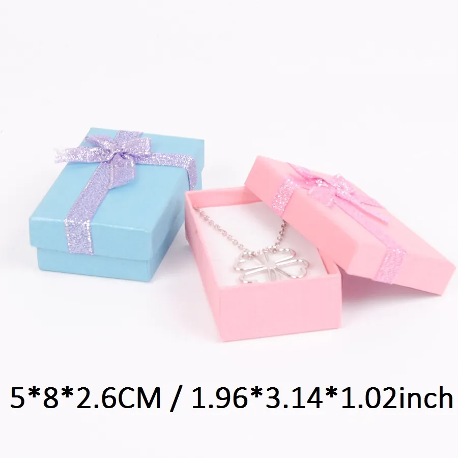 작은 보석 상자에 대 한 12 포장 된 선물 가방 상자 목걸이 상자 또는 링 5 * 8 cm