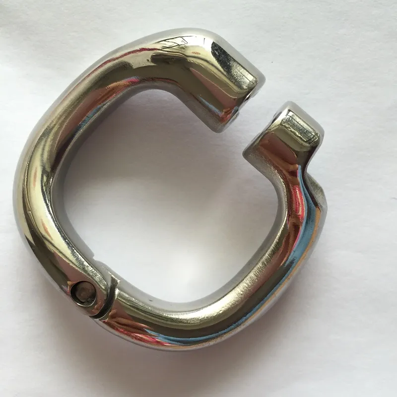 Newest Chastity Cock Cage Arrival Open Mouth Snap Ring Stainless Steel Chastity Device Cock Snap Ring for Male