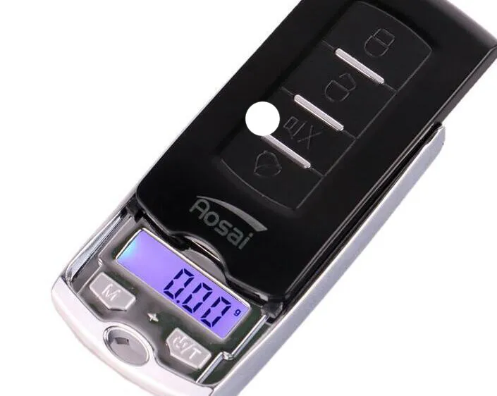 100g/200g x 0.01g Portable Mini Electronic Digital Car Key Scales Pocket Jewelry Weight Balance Digital Scale