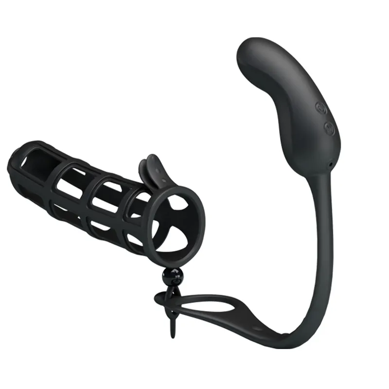 penis sleeve with vibrator Happy Rabbit Thrusting Rabbit Vibrator main image 0