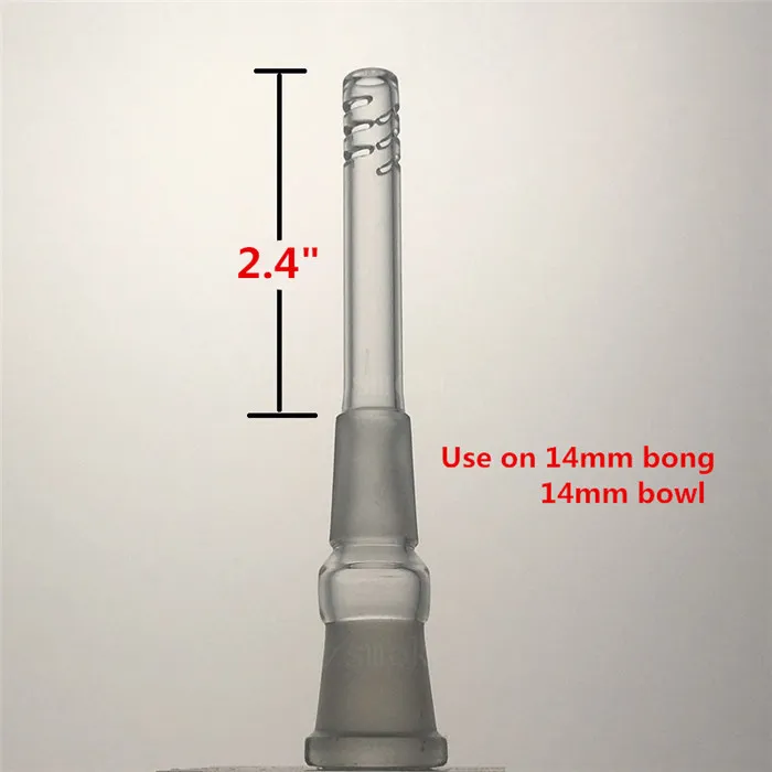 Szklane bongi Dipes Denstem Durs Bong Down 14mm 18mm Akcesoria do zlewki Rury DAB Oil Rigns Need Hitman Heavehs