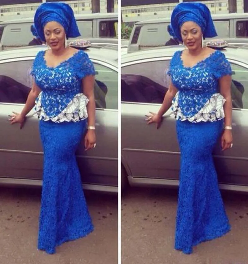 Nigerian lace peplum styles discount