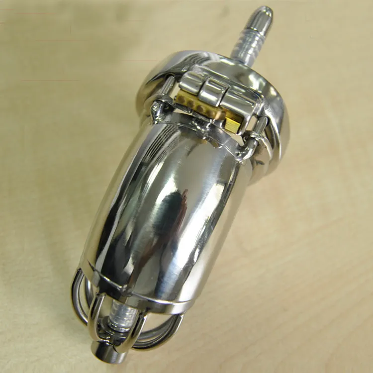 Top Dispositivi di Chasity Gabbia in acciaio inossidabile Scegli a conchiglia anti-scomparire con gabbia di coke ad anello spinato MEN3538250