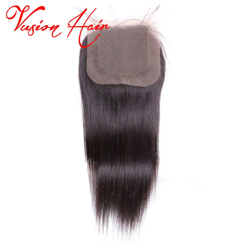 Body Wave Brasilian Hair Weaves 4x4 Stängning Oproponerad mänsklig hårförlängningar bra billiga mink Brazliliansk kroppsvåg stängning3884588