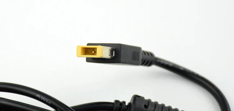 Adaptador AC de laptop de alta qualidade 20V 45A 90W Eta de retângulo amarelo com pino para Lenovo8296107