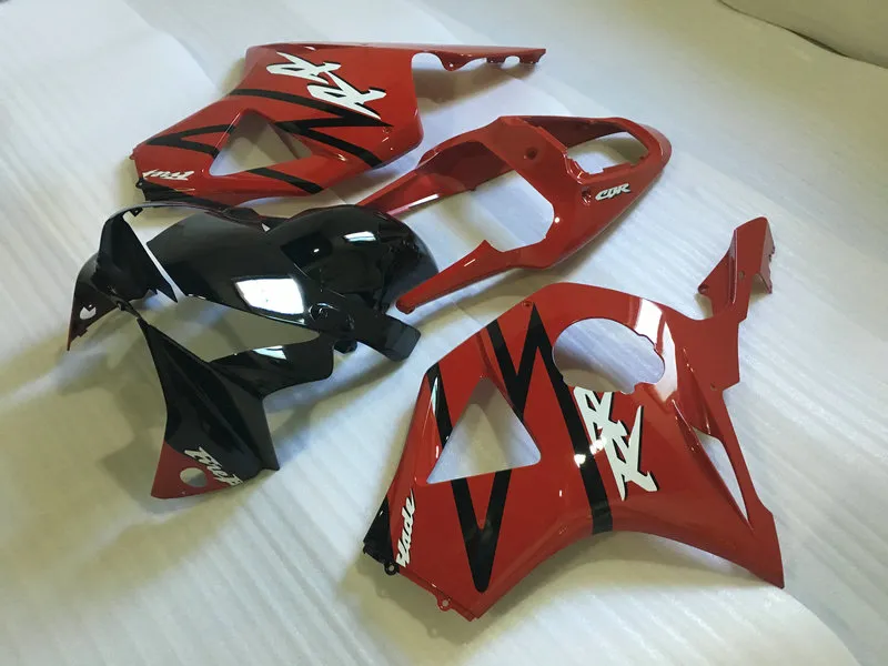 Injektionsfeoking karosseri för Honda CBR900RR 02 03 CBR 900RR CBR900 CBR 900 2002 2003 ABS Röd svart Fairings Body Kit HG01