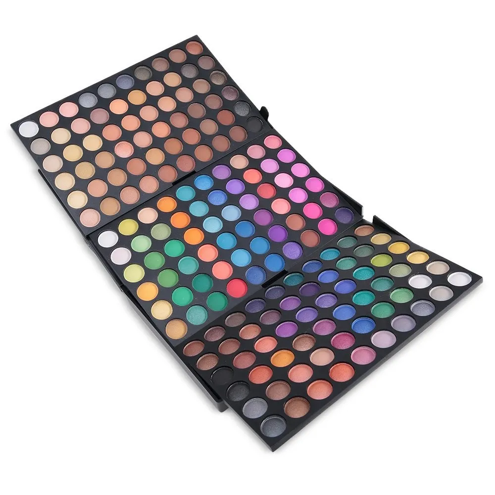 Wholesale-180 Farben Tender 3-Schicht-Farbverfassungsplatte Lidschatten-Palette Comestic Lidschatten-Set-Kit kostenloser Versand