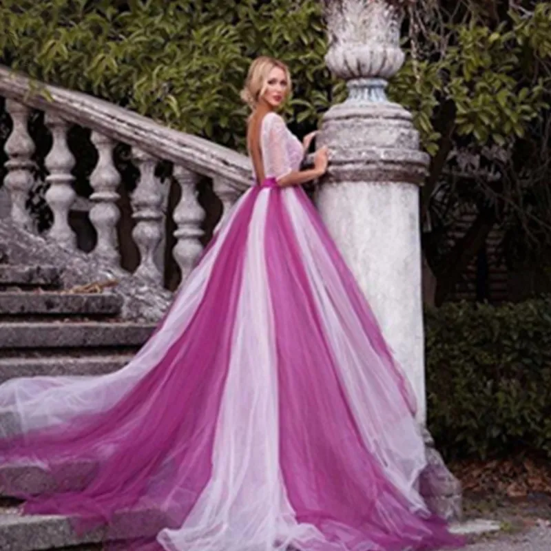 Colored wedding dresses 2019 deals