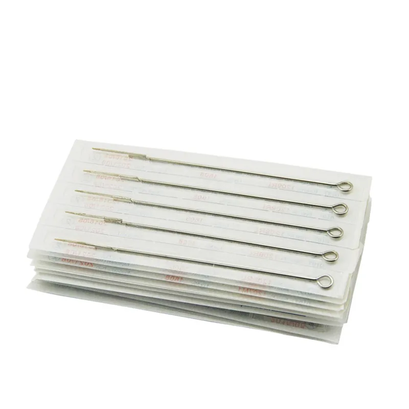 Mixed Assorted Sterilized Tattoo Needles Round Liner 3 5 7 9 RL Round Shader 5RS Weaved Magnum 5 7 9M1 för tatueringsmaskin