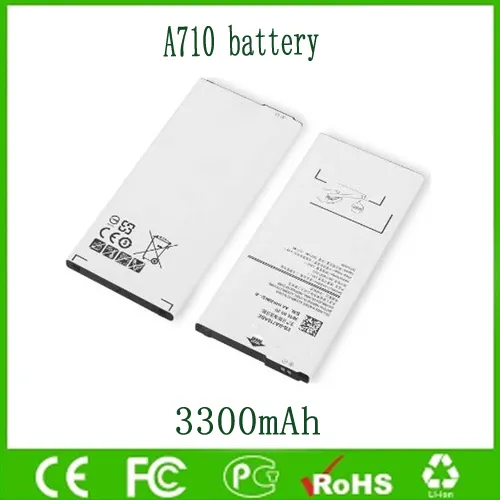 Original OEM-batteri EB-BA710ABE för SAM A7 2016 A710 A710F 3300mAh gratis frakt grossist