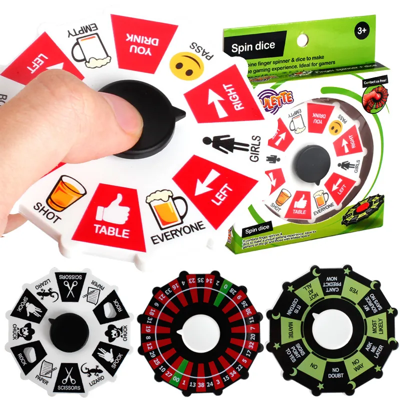 2024 Fortune Roulette Wheel Fidget Spinner Lucky Spinners For Stress