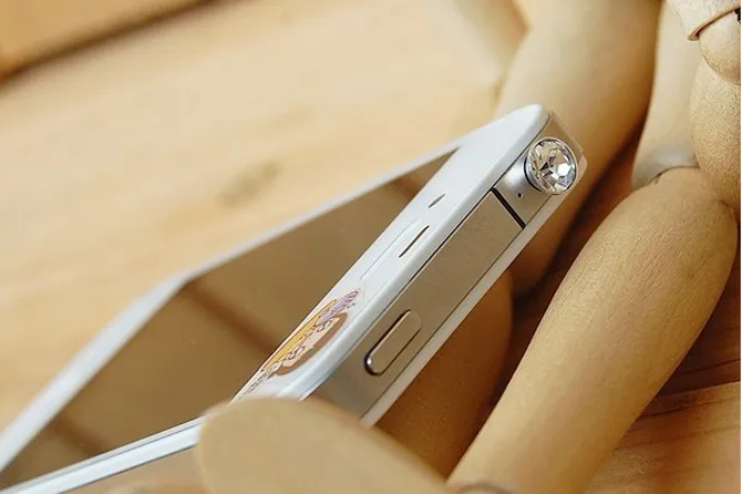 500 Stück Crystal Bling Diamond 3,5 mm Handy-Kopfhörerbuchse Anti-Staub-Stecker für iPhone Samsung Huawei Xiaomi Zubehör