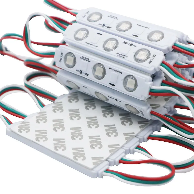 WS2811 2811 IC 3LED 5050 RGB LED Piksel Dijital Modülü Dize Işık Su Geçirmez DC 12 V + 1 ADET Ücretsiz T-500 Tam Renkli Kontrol