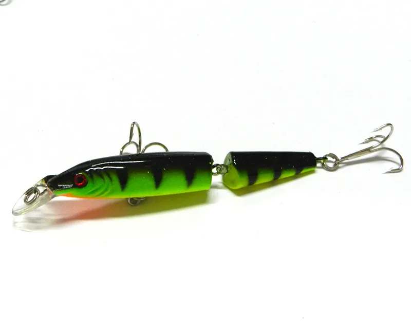 2 secties vissen minnow lokken kunstmatige aas met treble haken 10,5 cm 9,6 g plastic hard aas visgerei