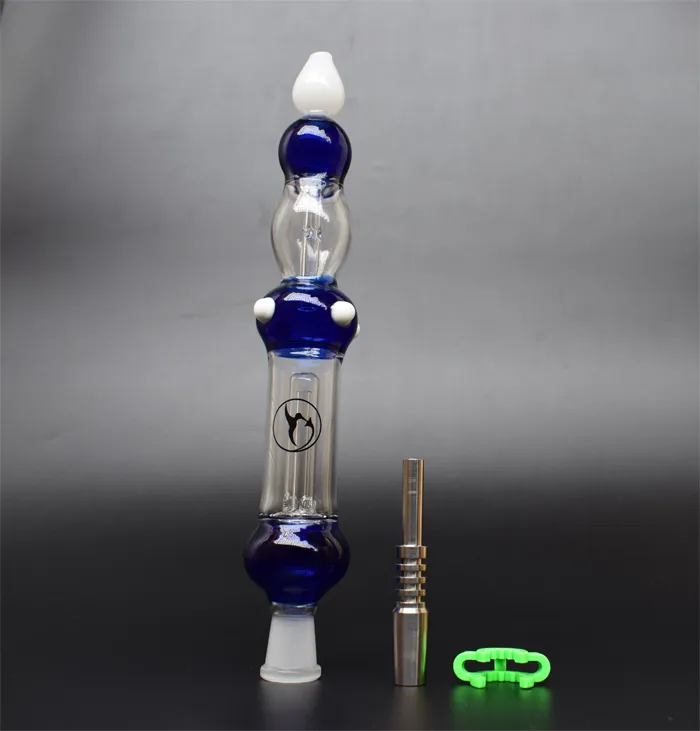 2020 Neu Kommen Nectar Collector 2.0 Micro NC Rohr mit GR 2 Titan Nagel Glas Pfeife Glas Mini Bong Freies Schiff