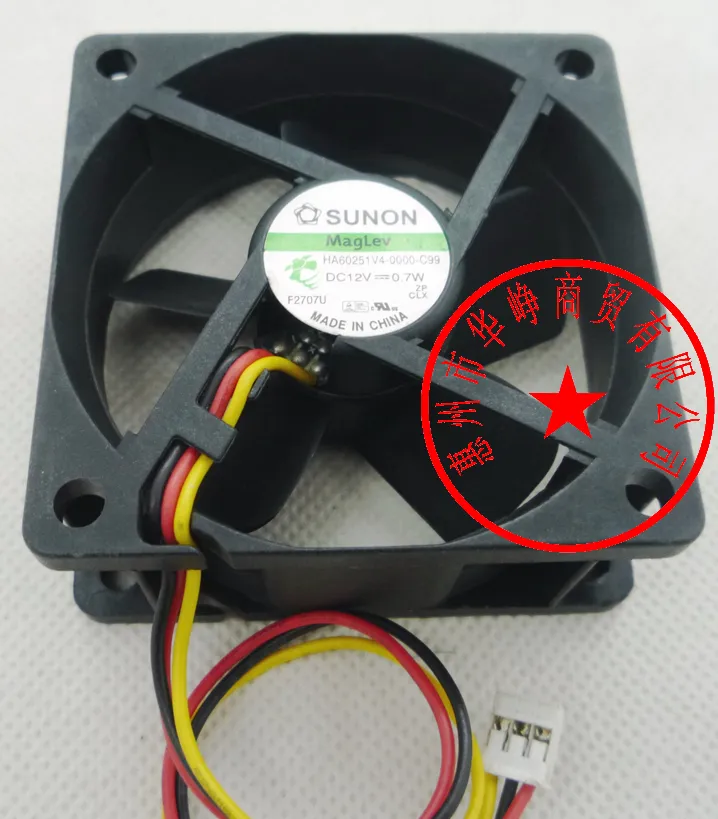 SUNON KDE1206PTV1 KDE1206PTV3 KDE1206PTV2 DC12V 11W 6cm ventilateur de refroidissement HA60251V40000C99 07W7976326