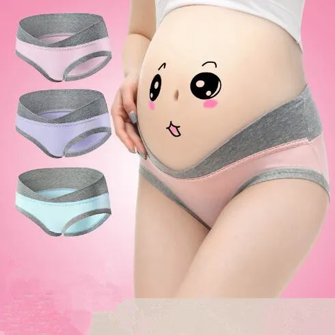 Pregnancy Briefs Maternity Panties Lady Clothes Pregnant Women Underwear U  Shape Low Waist Maternity Underwear CCA7386 From Kids_dress, $1.62