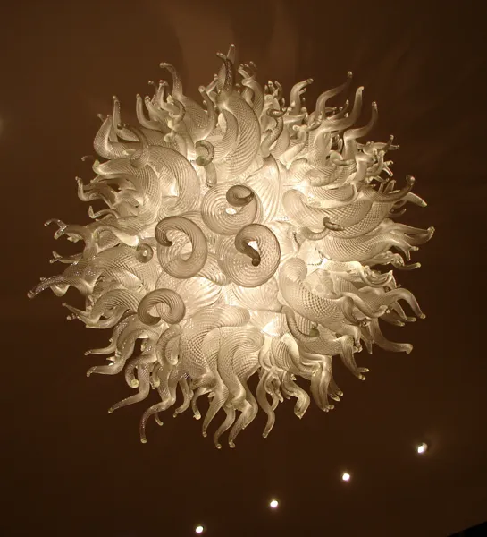 Most Popular Modern Art Chandelier AC110V-220V LED Bubble Light Blown Glass Chandelier Christmas White Pendant Lamp