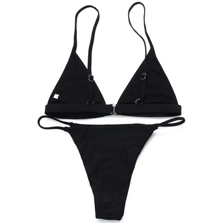 Gut A++ Der neueste einfarbige Badeanzug mit geteiltem Bikini-Anzug für Damen NS021