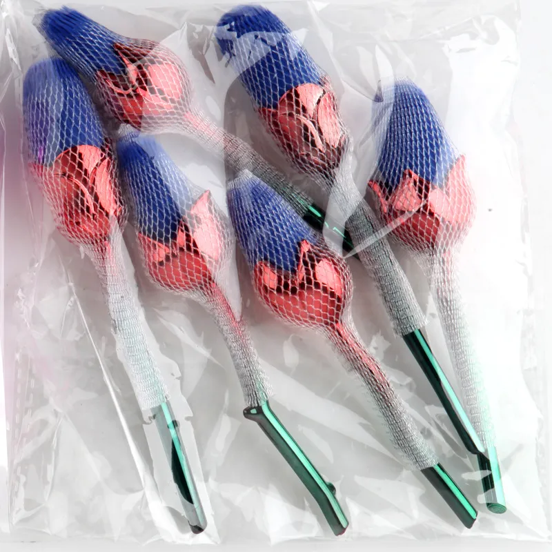 DHL New Rose Flower Set di pennelli trucco Pennello fondotinta Kit di pennelli ombretto 6 pezzi / set 11 stili in stock