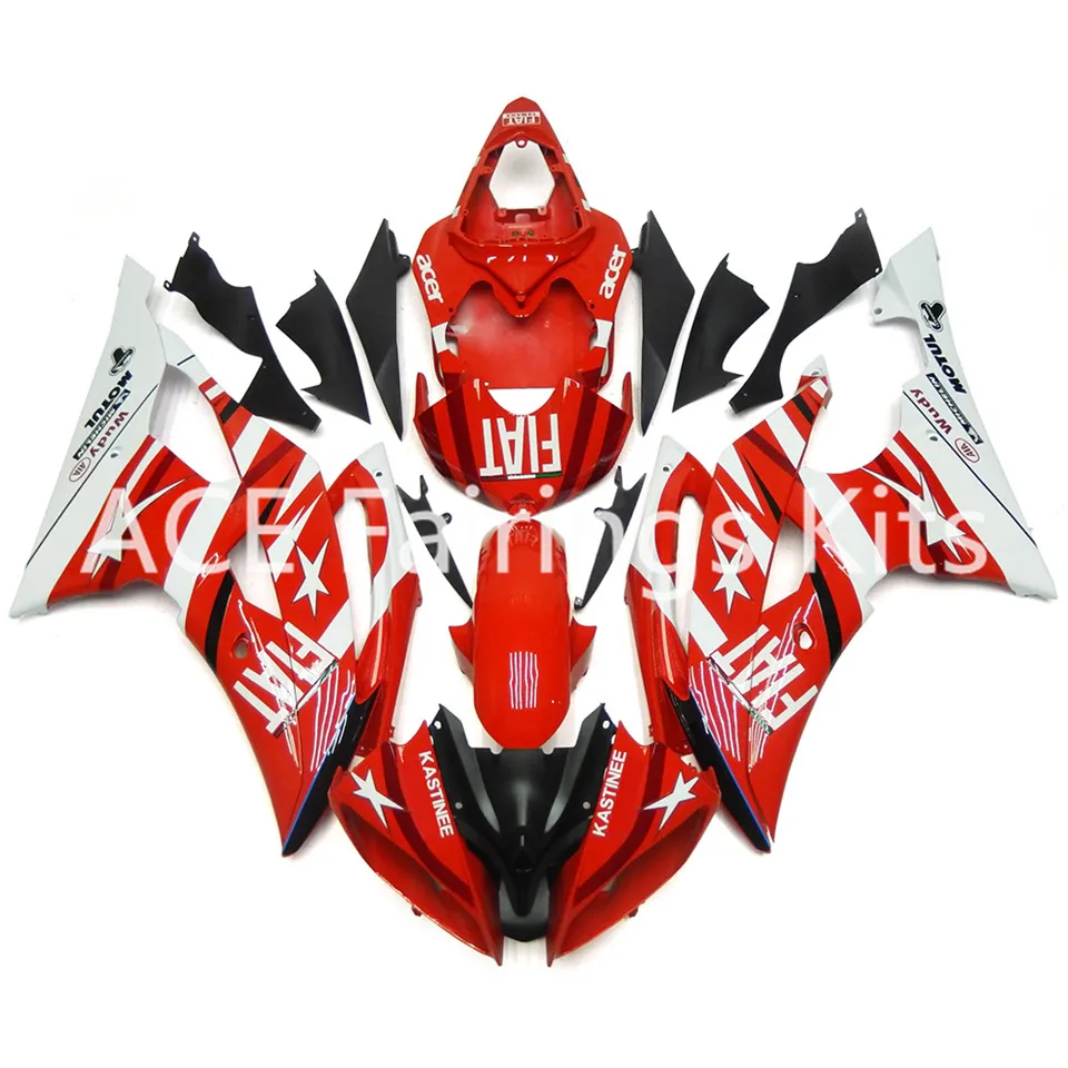3 подарок новые обтекатели для Yamaha YZF-R6 YZF600 R6 08 15 R6 2008-2015 ABS пластик кузов мотоцикл обтекатель комплект красный стиль vv6