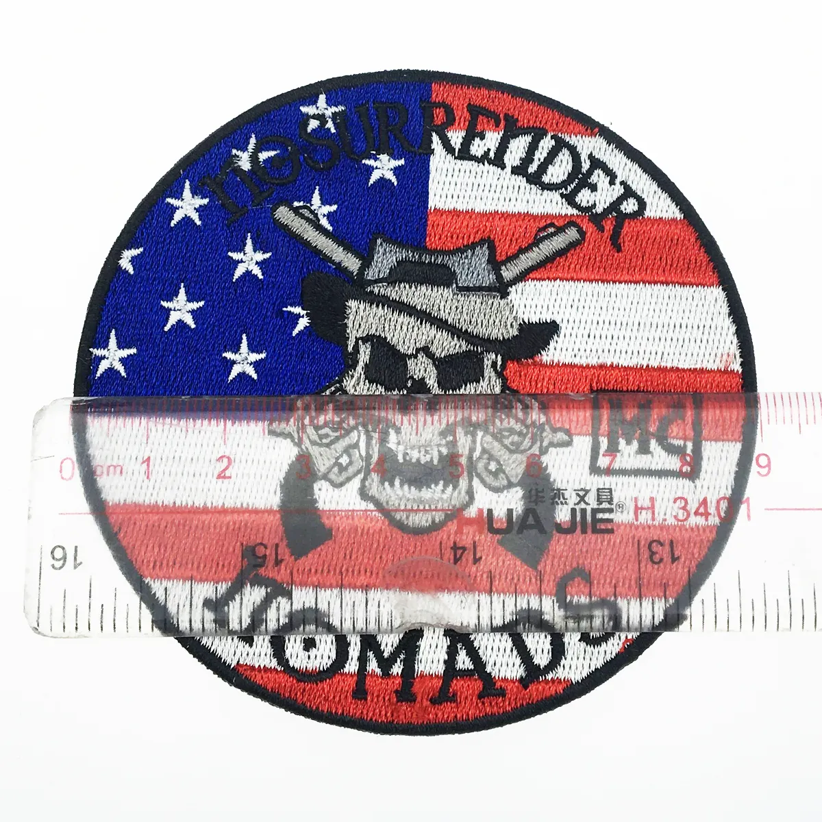 مشهور No Surrender Nomads Progroidered Iron on Patch Iron on Sew on Sytroclyble Club Badge MC Biker Patch كاملة 217H