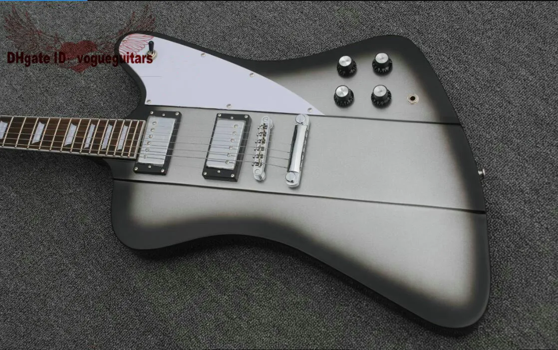 nes Custom Shop Silver burst Guitarra eléctrica de 6 cuerdas alta