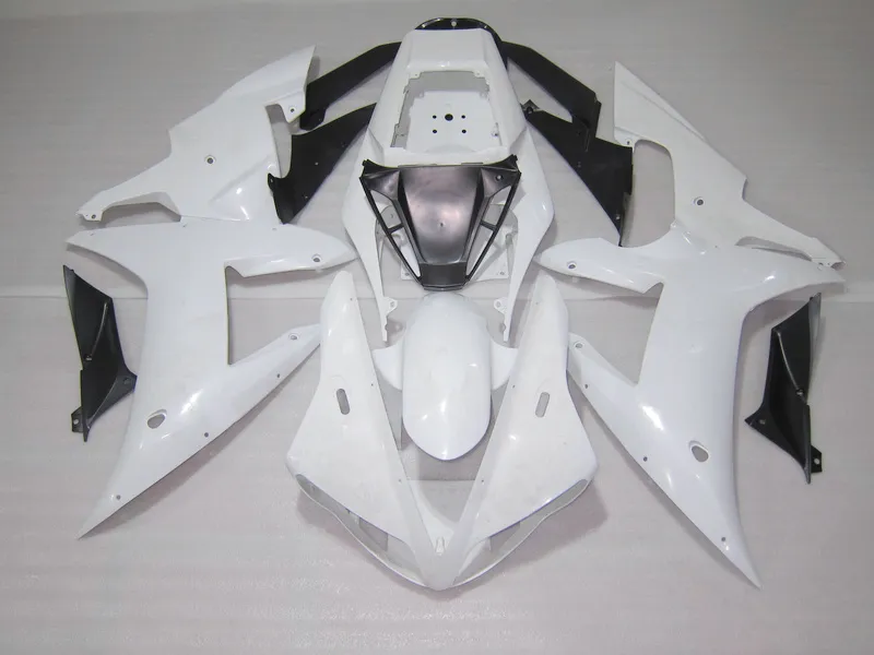 Injection molded Hot sale fairing kit for Yamaha YZF R1 2002 2003 white black fairings set YZF R1 02 03 OT49