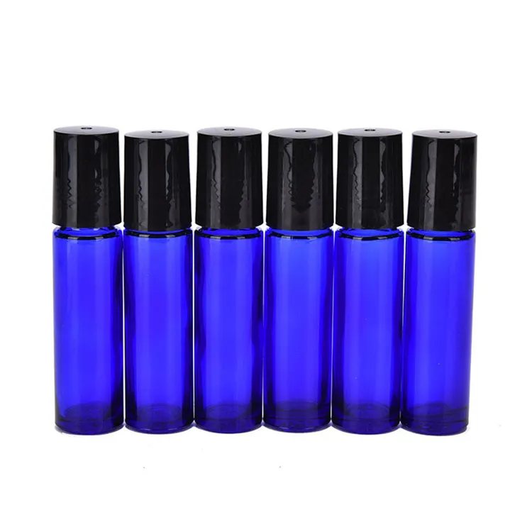 Wholesale Wholesale Price 10ml Colorful Frosted Glass Roller Bottles