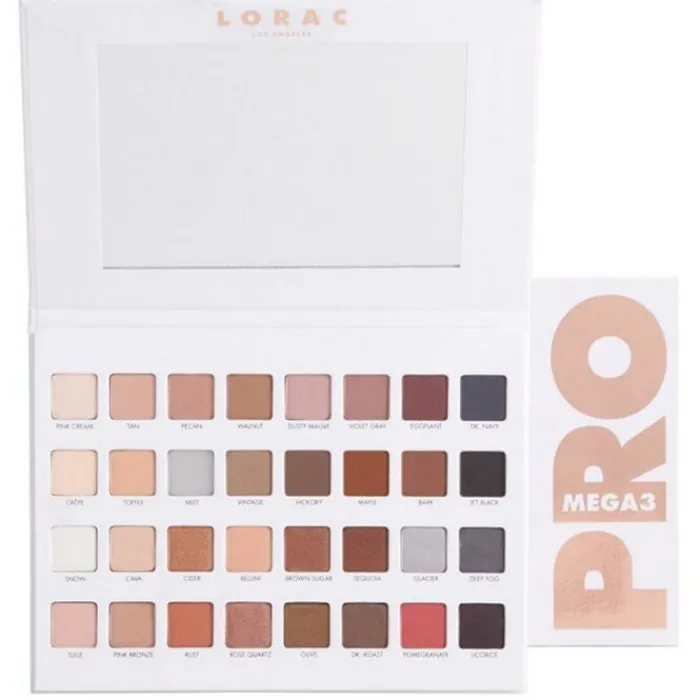 Mais recente paleta de sombras de olhos Mega LORAC PRO 32 cores Blush Maquiagem paleta cosmética de grandsky6808291