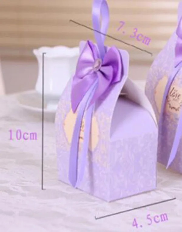 Petit carton coloré pour faveurs de mariage, boîte-cadeau de fête, boîtes à bonbons, trésor de nouveauté, boîte-cadeau en papier chocolat pour fêtes 5530534