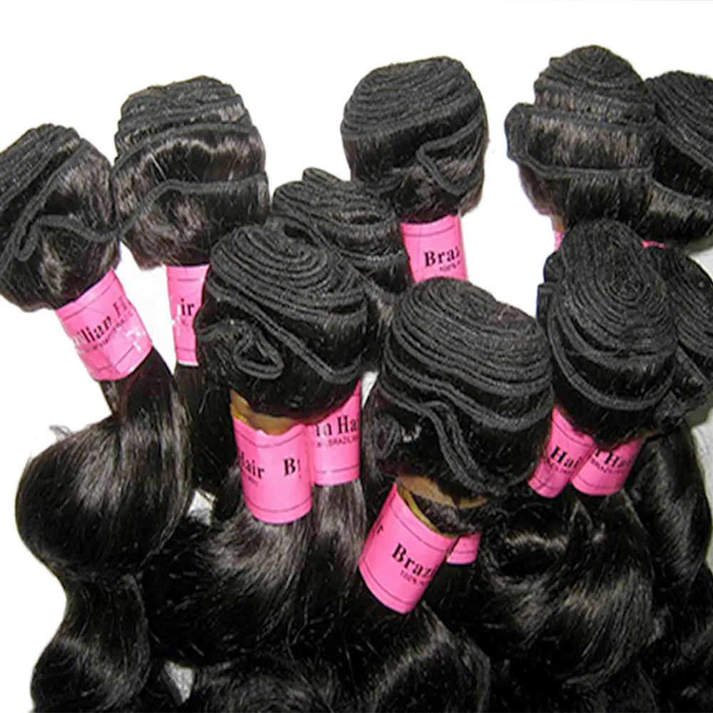 Premium Star New Coming Natural Weave 100% Brazilian Virgin Hair Loose Wave 3 Bundlar Flash Sales