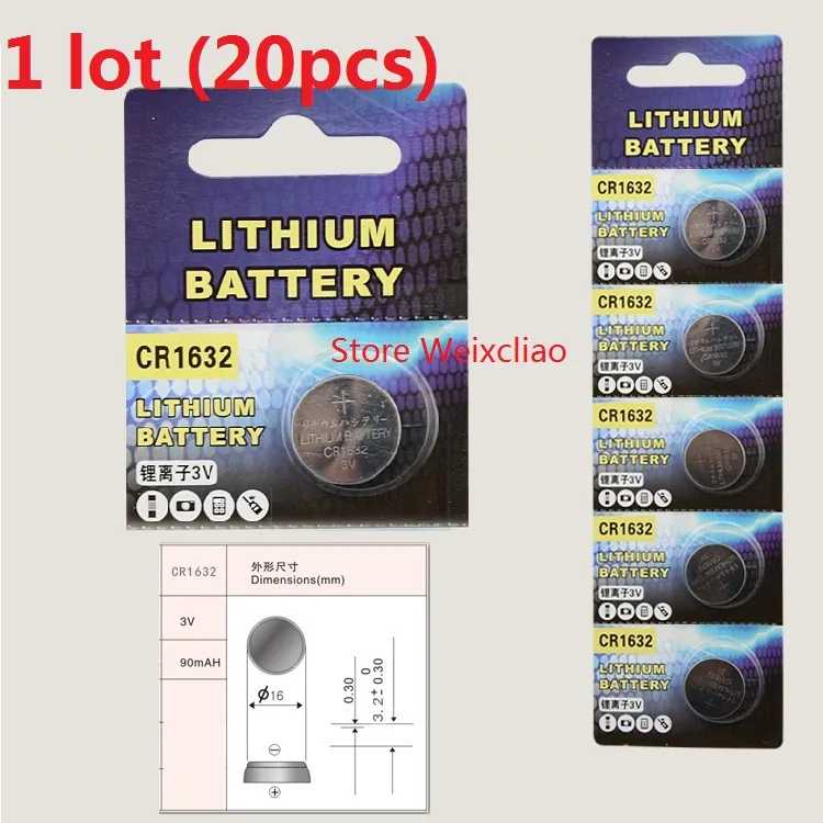 Lithium Battery CR1632 3.0 Volts, Batteries, Electrical