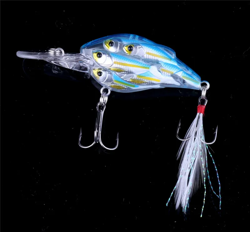 Esche da pesca a mosca di marca Shad Crankbait 11 cm 125 g Big Game Live Target Minnow esca da pesca5539673