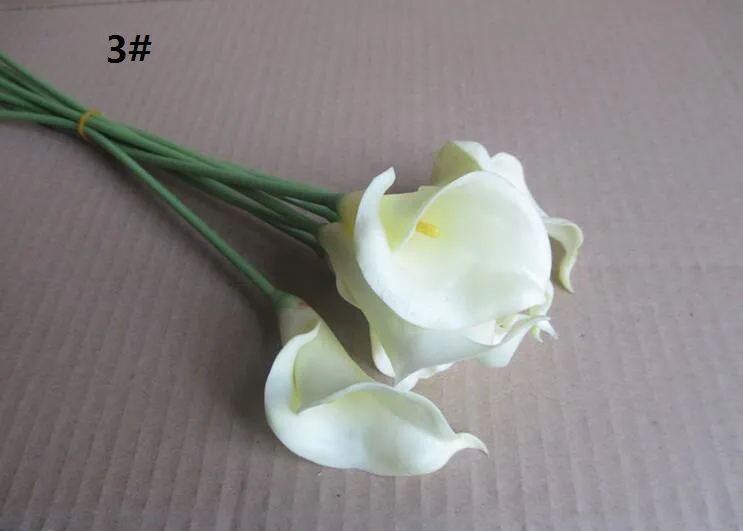 Ny ankomst calla lily hem dekoration blomma konstgjord blomma brudbukett bröllopsfest blomma hantverk g396