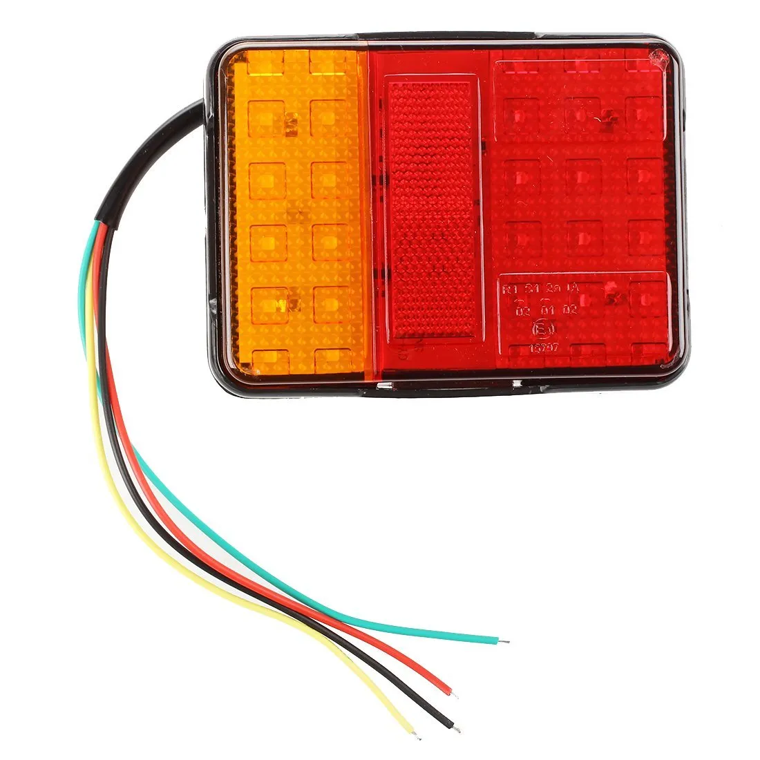 2x 30 LED impermeable 2W luz trasera trasera roja/amarilla para remolque camión barco