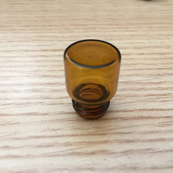 1ml 1/4 Dram Amber Mini Glass Bottle 1cc Amber Sample Vial Small Essential Oil Bottle Travel Mus
